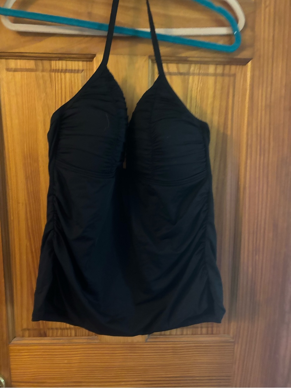 Apt. 9 Black Halter Tankini Top